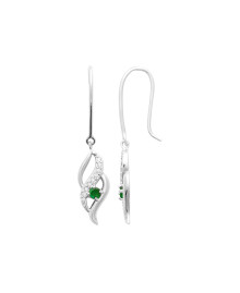 Boucles d'oreilles femme - Argent 925 -  Oxydes de zirconium