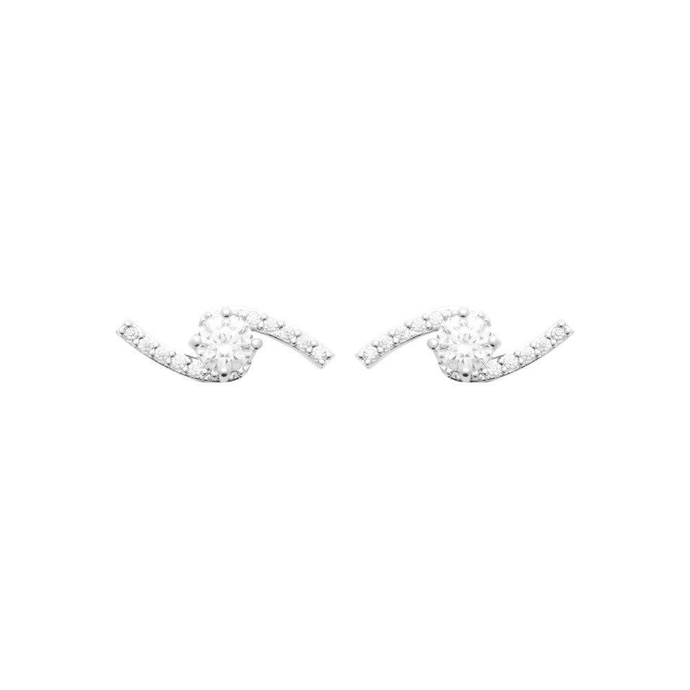 Boucles d'oreilles femme - Argent 925 -  Oxydes de zirconium Boucles d'oreilles femme - Argent 925 -  Oxydes de zirconium
