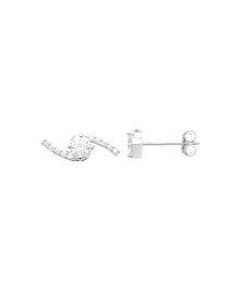 Boucles d'oreilles femme - Argent 925 -  Oxydes de zirconium