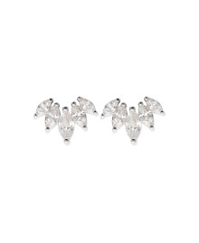 Boucles d'oreilles femme - Argent 925 - Oxydes de zirconium