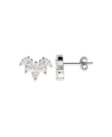 Boucles d'oreilles femme - Argent 925 - Oxydes de zirconium
