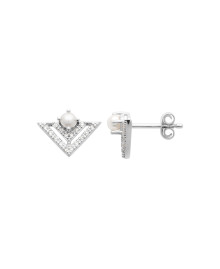 Boucles d'oreilles femme - Argent 925 - perle