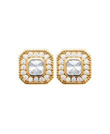Boucles d'oreilles femme - Plaqué or - Oxydes de zirconium