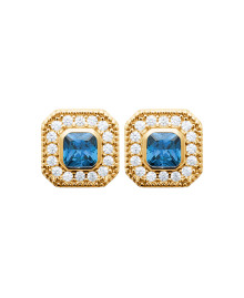 Boucles d'oreilles femme - Plaqué or - Oxydes de zirconium