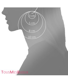 Boucles d'oreilles femme - Plaqué or - Oxydes de zirconium