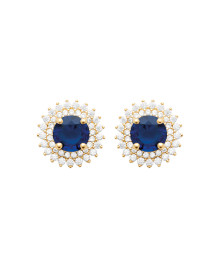 Boucles d'oreilles femme - Plaqué or - Oxydes de zirconium