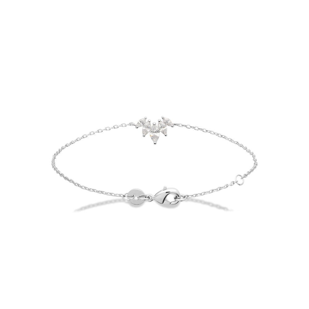 Bracelet femme - Argent 925 - Oxydes de zirconium Bracelet femme - Argent 925 - Oxydes de zirconium