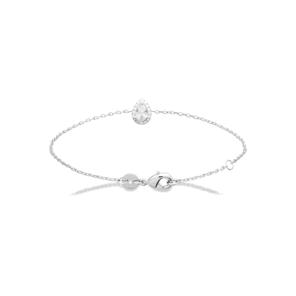 Bracelet femme - Argent 925 - Oxydes de zirconium