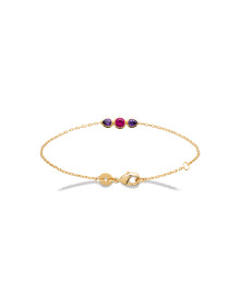 Bracelet femme - Plaqué or - Oxydes de zirconium