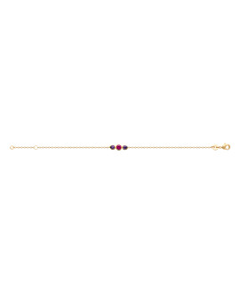 Bracelet femme - Plaqué or - Oxydes de zirconium Bracelet femme - Plaqué or - Oxydes de zirconium