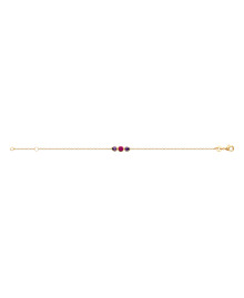 Bracelet femme - Plaqué or - Oxydes de zirconium