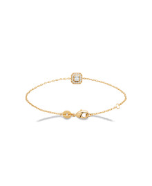 Bracelet femme - Plaqué or - Oxydes de zirconium
