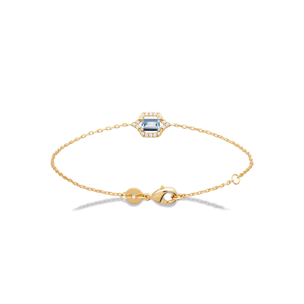 Bracelet femme - Plaqué or - Oxydes de zirconium Bracelet femme - Plaqué or - Oxydes de zirconium