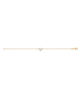Bracelet femme - Plaqué or - Oxydes de zirconium Bracelet femme - Plaqué or - Oxydes de zirconium