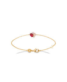 Bracelet femme - Plaqué or - Oxydes de zirconium