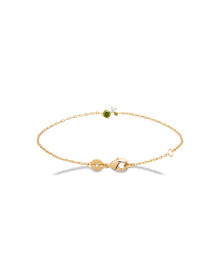 Bracelet femme - Plaqué or - Oxydes de zirconium