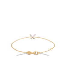 Bracelet femme - Plaqué or - Oxydes de zirconium