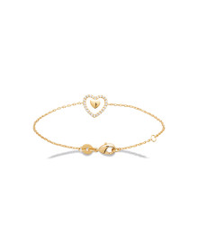 Bracelet femme - Plaqué or - Oxydes de zirconium