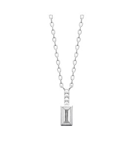 Collier femme - Argent 925 - Oxydes de zirconium