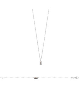 Collier femme - Argent 925 - Oxydes de zirconium Collier femme - Argent 925 - Oxydes de zirconium