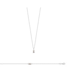 Collier femme - Argent 925 - Oxydes de zirconium