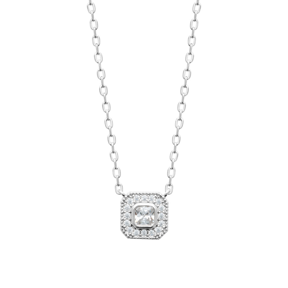 Collier femme - Argent 925 - Oxydes de zirconium