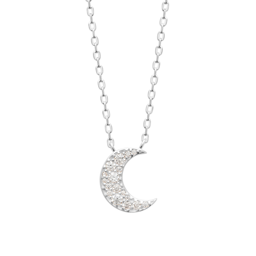 Collier femme - Argent 925 - Oxydes de zirconium