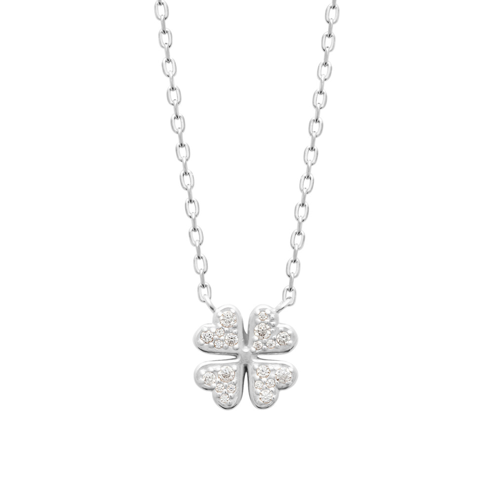 Collier femme - Argent 925 - Oxydes de zirconium