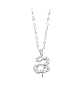 Collier femme - Argent 925 - Oxydes de zirconium