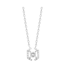 Collier femme - Argent 925 - Oxydes de zirconium