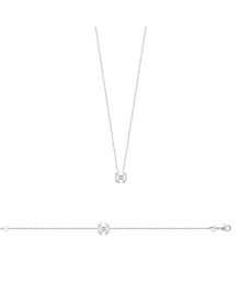 Collier femme - Argent 925 - Oxydes de zirconium