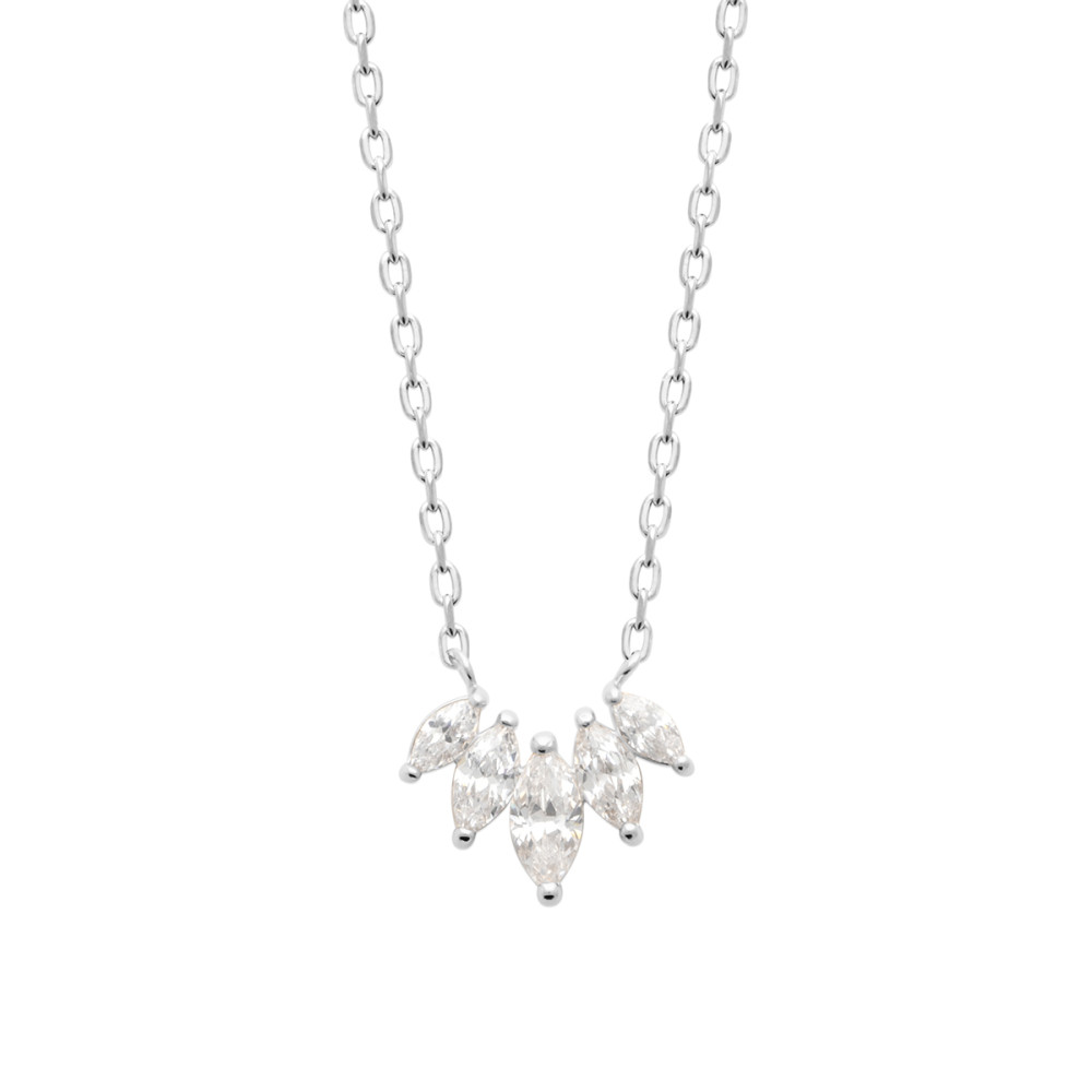 Collier femme - Argent 925 - Oxydes de zirconium Collier femme - Argent 925 - Oxydes de zirconium