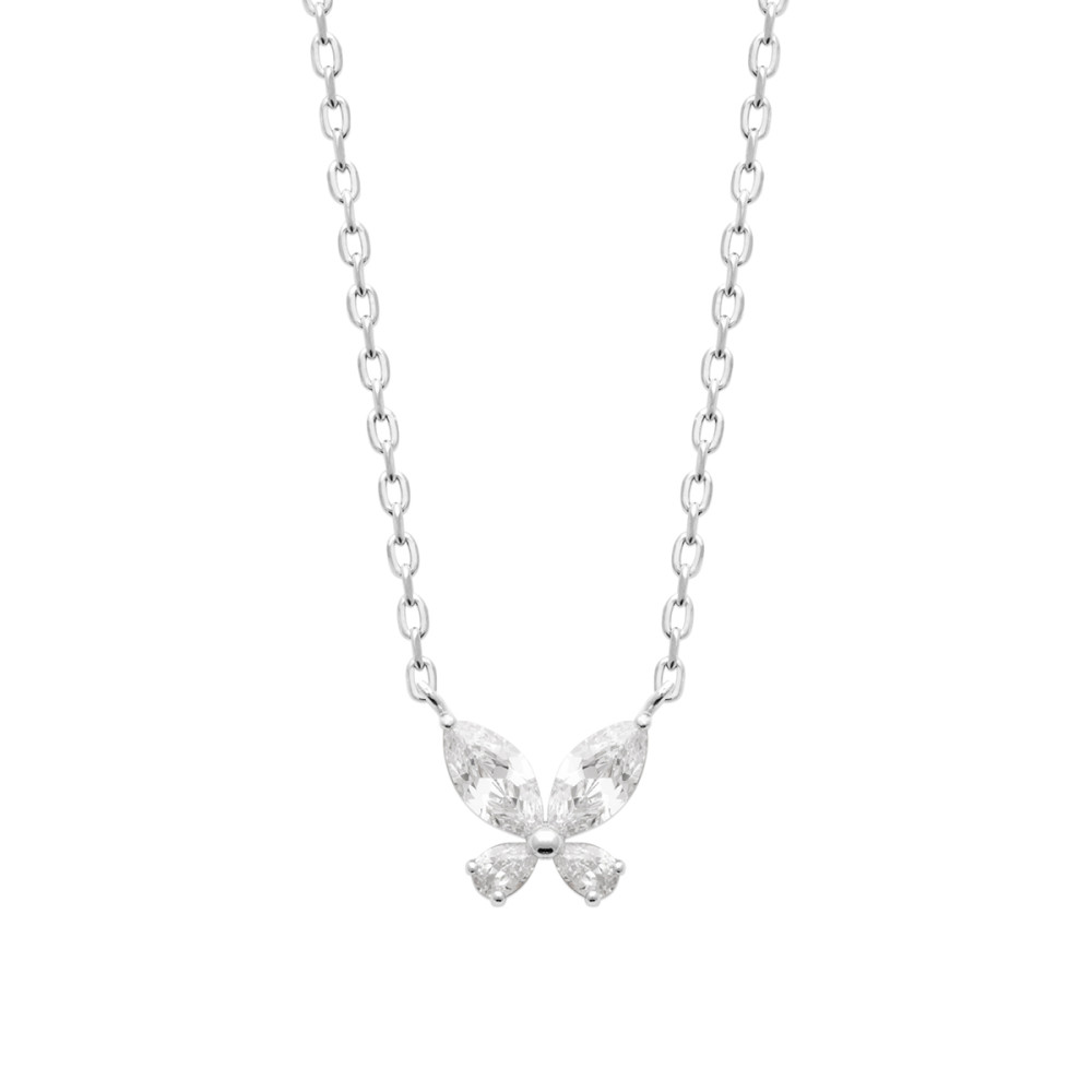 Collier femme - Argent 925 - Oxydes de zirconium