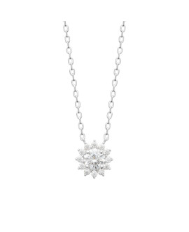 Collier femme - Argent 925 - Oxydes de zirconium