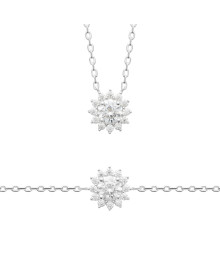 Collier femme - Argent 925 - Oxydes de zirconium