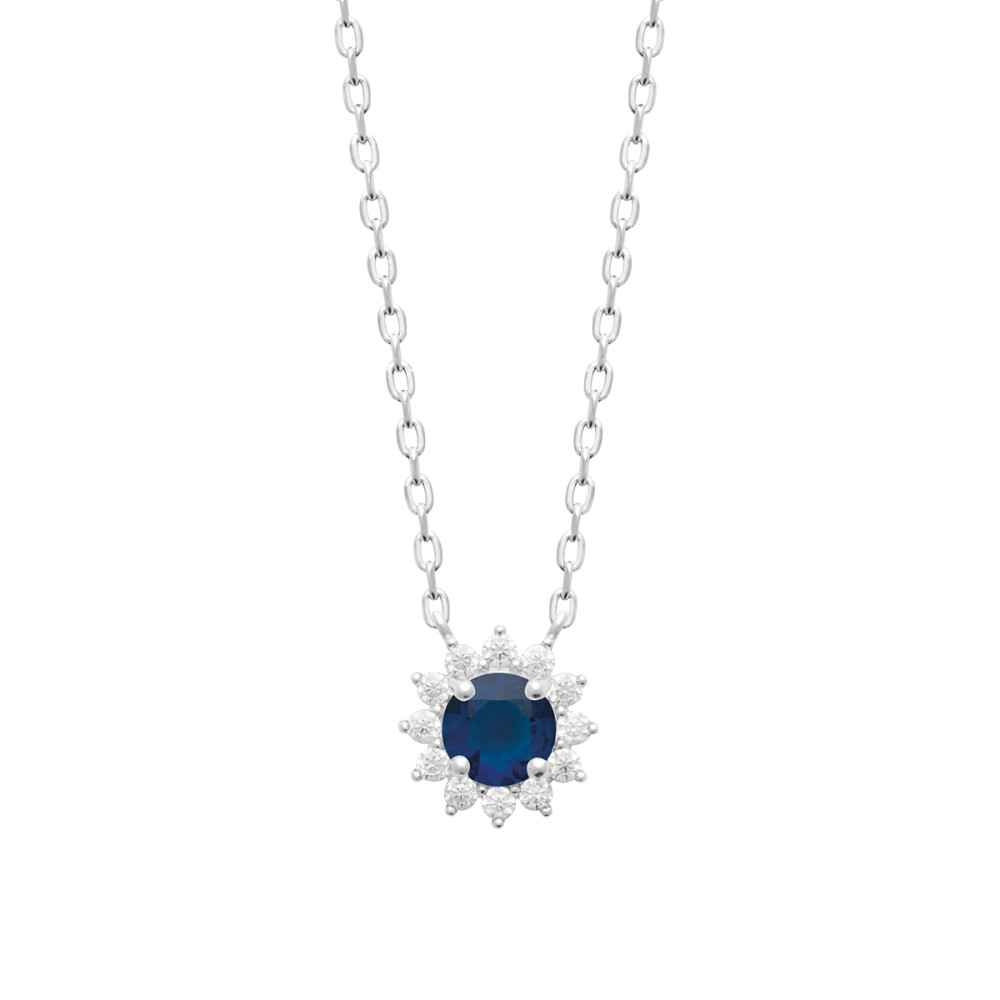 Collier femme - Argent 925 - Oxydes de zirconium