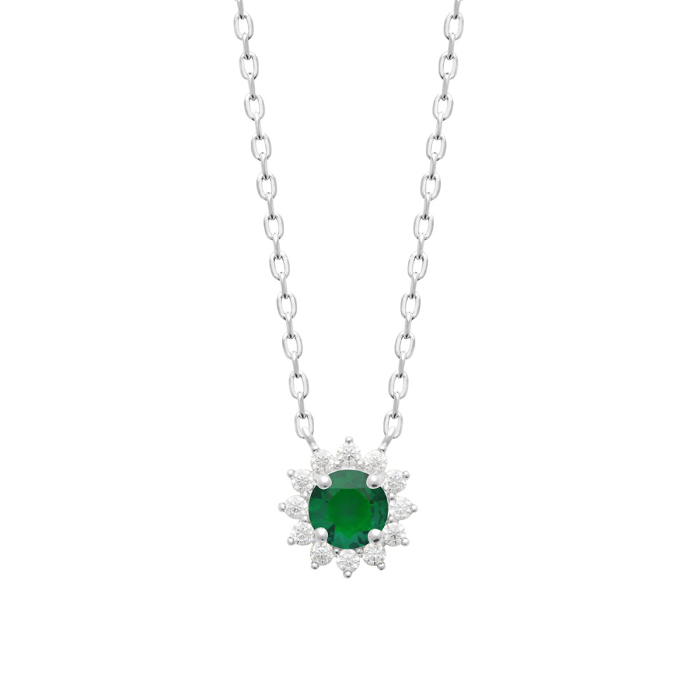 Collier femme - Argent 925 - Oxydes de zirconium Collier femme - Argent 925 - Oxydes de zirconium