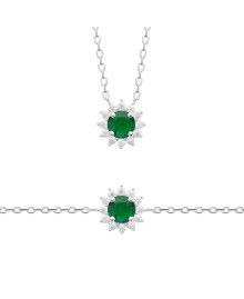 Collier femme - Argent 925 - Oxydes de zirconium