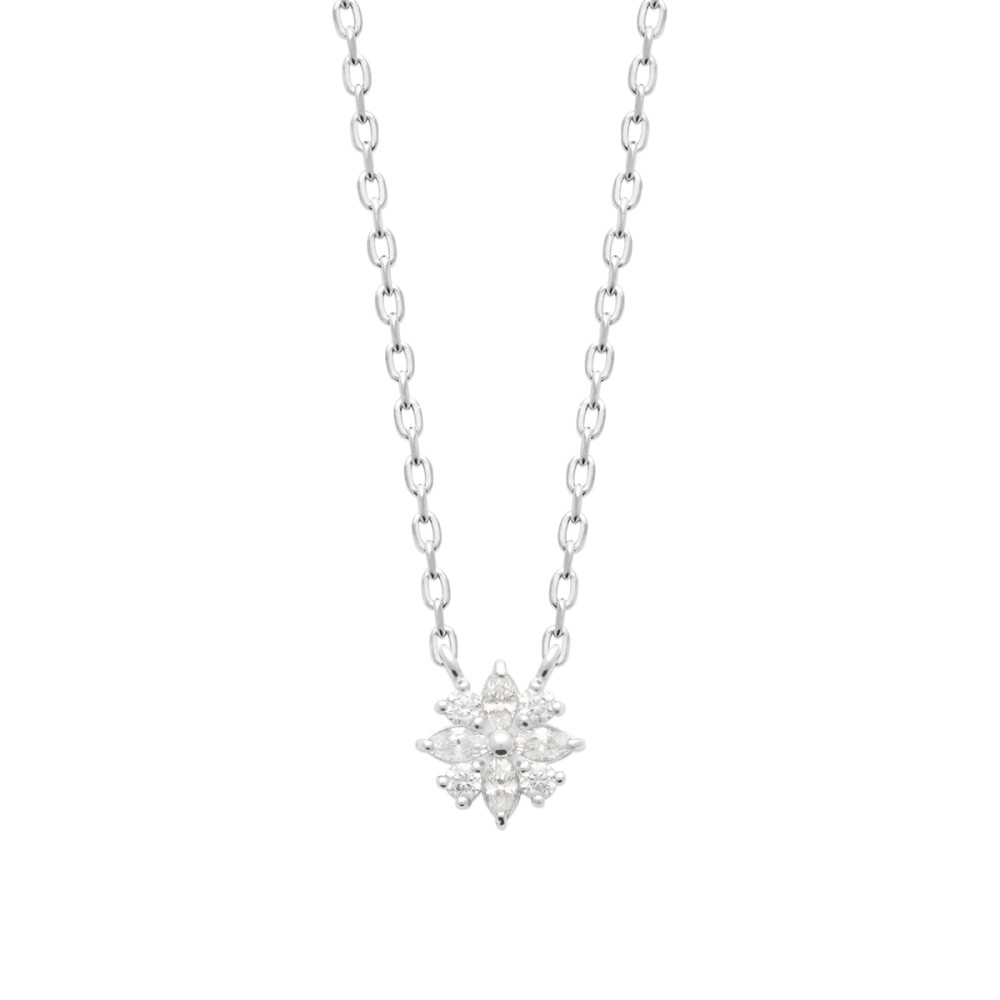 Collier femme - Argent 925 - Oxydes de zirconium Collier femme - Argent 925 - Oxydes de zirconium