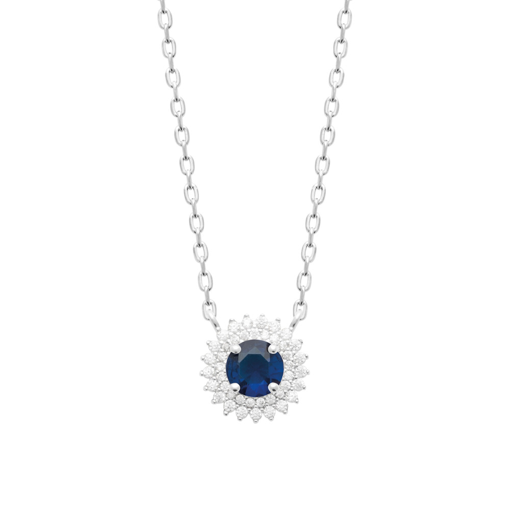 Collier femme - Argent 925 - Oxydes de zirconium