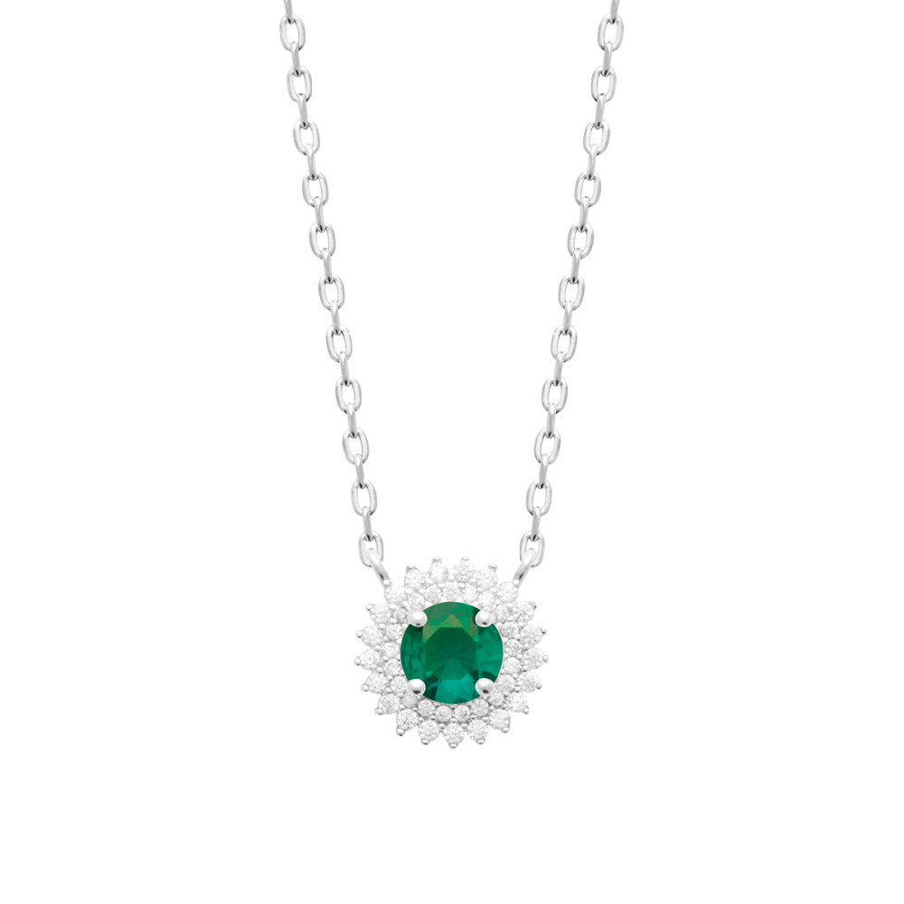 Collier femme - Argent 925 - Oxydes de zirconium Collier femme - Argent 925 - Oxydes de zirconium