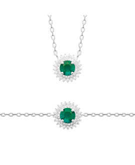 Collier femme - Argent 925 - Oxydes de zirconium Collier femme - Argent 925 - Oxydes de zirconium