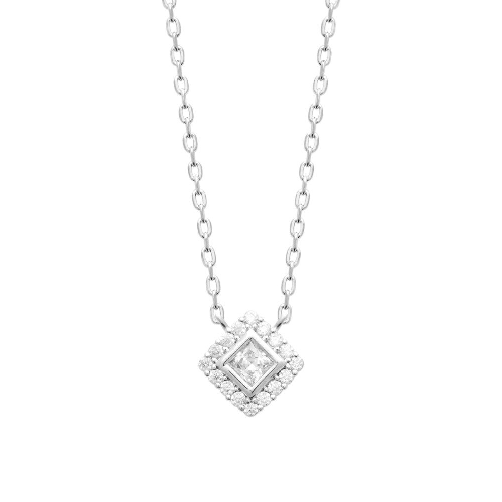 Collier femme - Argent 925 - Oxydes de zirconium Collier femme - Argent 925 - Oxydes de zirconium