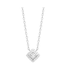Collier femme - Argent 925 - Oxydes de zirconium