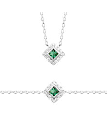 Collier femme - Argent 925 - Oxydes de zirconium