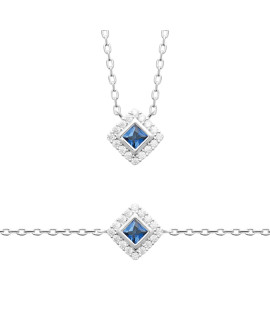 Collier femme - Argent 925 - Oxydes de zirconium Collier femme - Argent 925 - Oxydes de zirconium