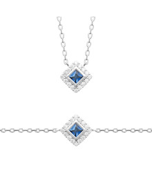 Collier femme - Argent 925 - Oxydes de zirconium