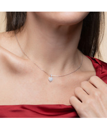 Collier femme - Argent 925 - Oxydes de zirconium