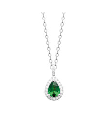 Collier femme - Argent 925 - Oxydes de zirconium