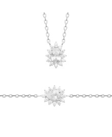 Collier femme - Argent 925 - Oxydes de zirconium